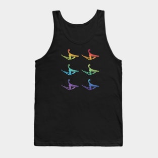 Guitar Capo Colorful Theme Tank Top